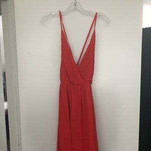 Alice + Oliva Red High-Low Dress